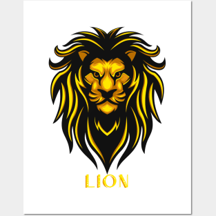 Lion Bravery: Embrace Your Inner Courage Posters and Art